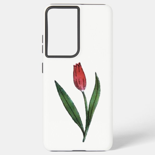 Galaxy Samsung s21 ultra Case Blume Design Hülle (Rückseite)
