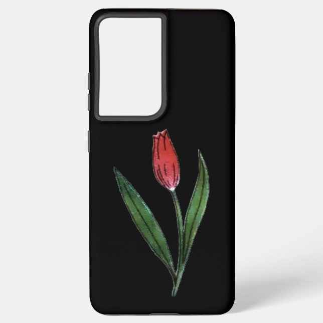 Galaxy Samsung s21 ultra Case Blume Design Samsung Galaxy Hülle (Rückseite)