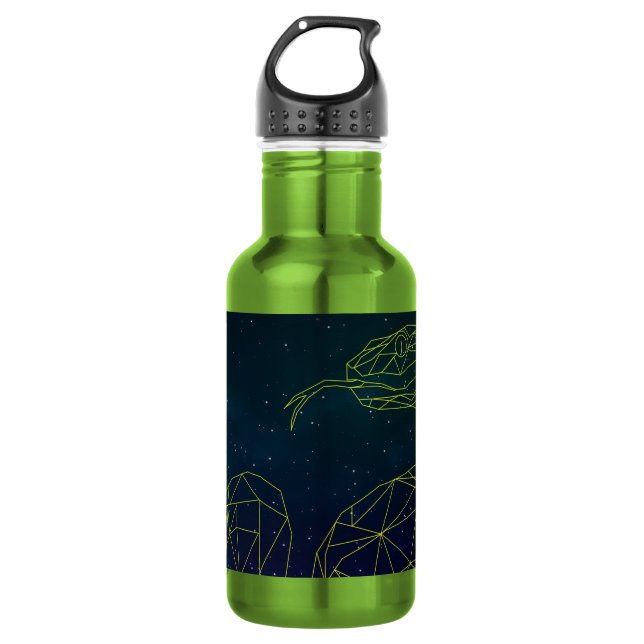 Galaxy Schlange Wasserflasche (Vorderseite)