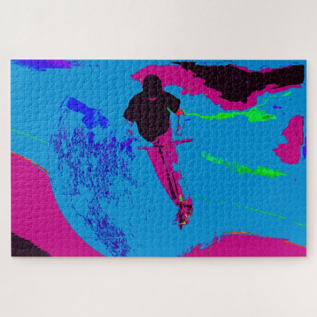 Galaxy - Scooter Rider Puzzle (Horizontal)