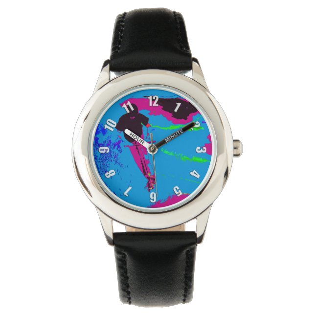 Galaxy - Scooter Rider Watch Armbanduhr (Vorderseite)