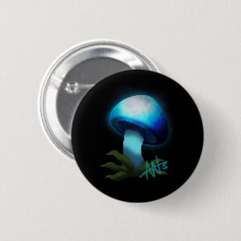 Galaxy Shiitake Glighlight Blue Mushroom Button