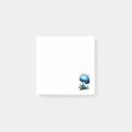 Galaxy Shiitake Glighlight Blue Mushroom Post-it Klebezettel