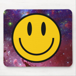 Galaxy Smile Face Mousepad