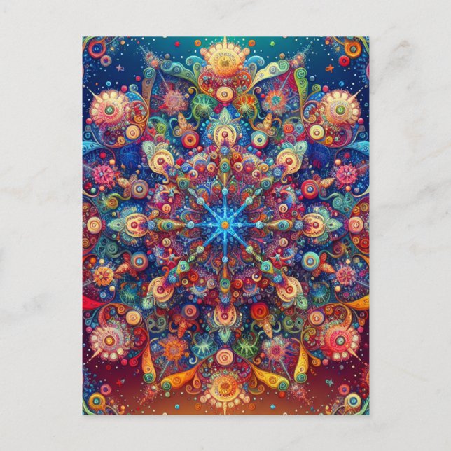 GALAXY STAR POSTKARTE (Vorderseite)