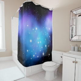 Galaxy Starlight Space Clouds Duschvorhang