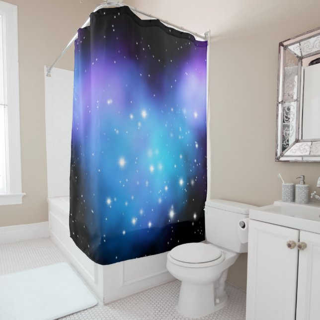 Galaxy Starlight Space Clouds Duschvorhang (Beispiel)