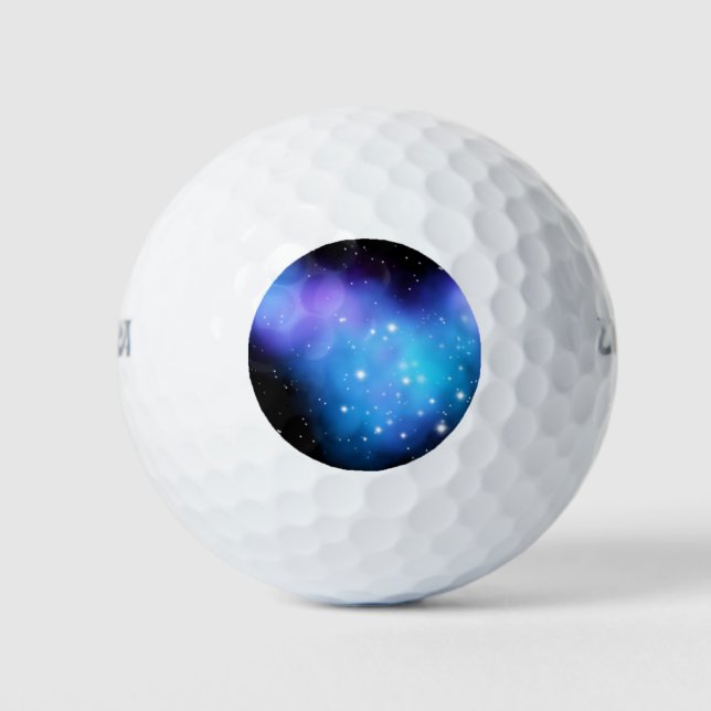 Galaxy Starlight Space Clouds Golfball (Vorderseite)