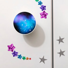 Galaxy Starlight Space Clouds Keramikknauf