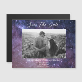 Galaxy Starry Night Stars Sky Wedding Magnet