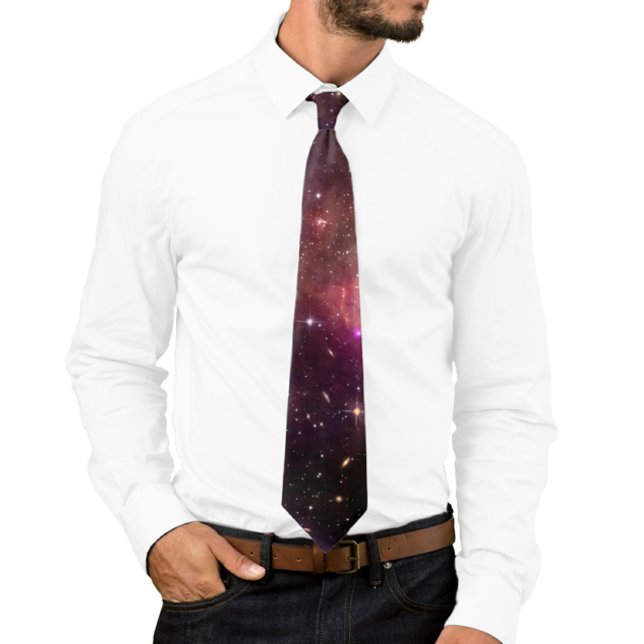 Galaxy Stars Nightsky Milky Way Space Neck Tie Krawatte (Von Creator hochgeladen)
