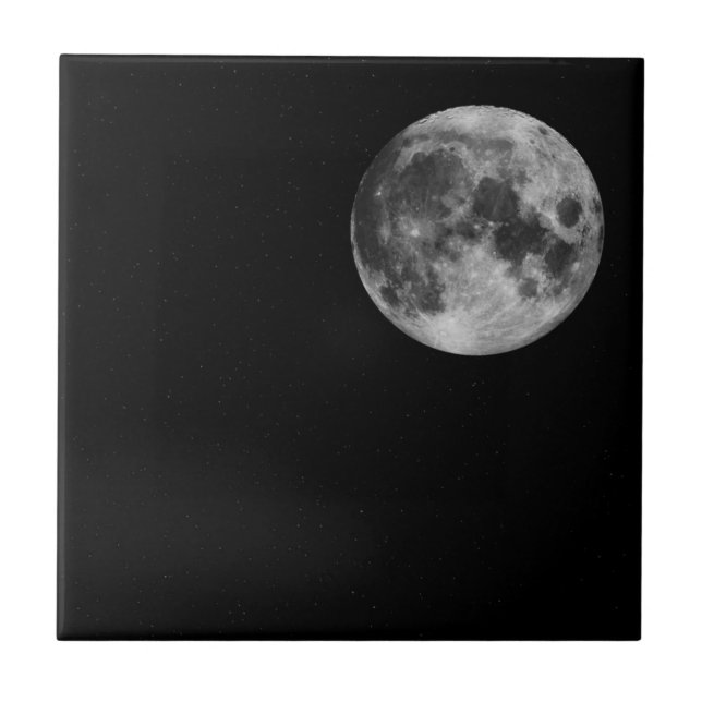 Galaxy Stars Weltraum Universum Moon Muster Modern Fliese (Vorderseite)