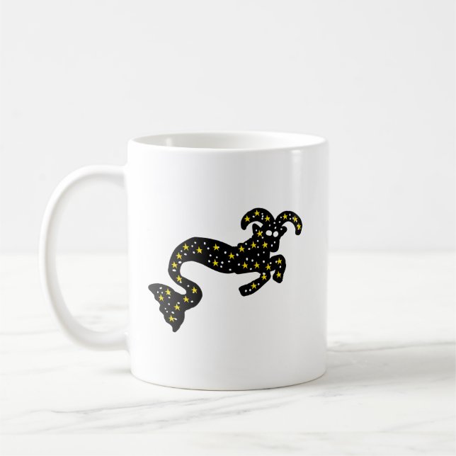 Galaxy Steinbock Sternzeichen Tasse – Kosmischer S (Links)