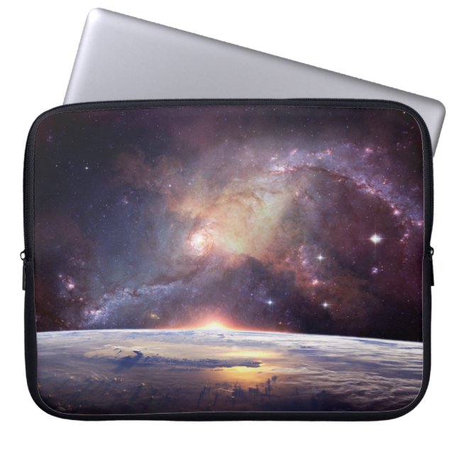 Galaxy Stern Unendlichkeit Kosmos dunkel Laptopschutzhülle (Vorderseite)