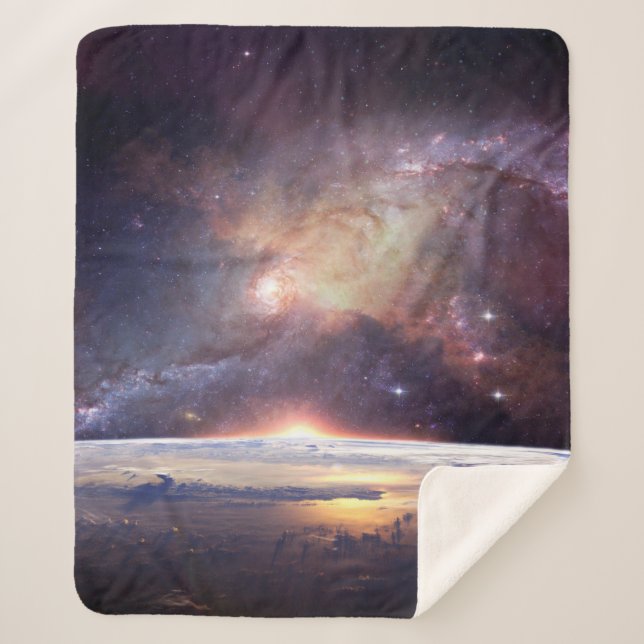 Galaxy Stern Unendlichkeit Kosmos dunkel Sherpadecke (Vorderseite)