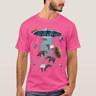 Galaxy Tapir Space Ufo Alien Stars T-Shirt