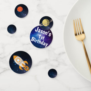 Galaxy Themed Geburtstagsfeier Tischkonfetti Konfetti