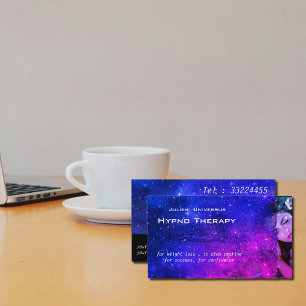 Galaxy-Traum für Hypnotherapeuten Visitenkarte