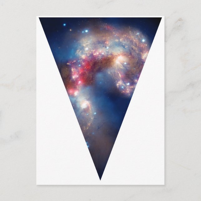 Galaxy Triangle Postkarte (Vorderseite)