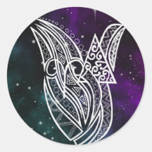 Galaxy, tribu Aries zodiac symbole autocollant