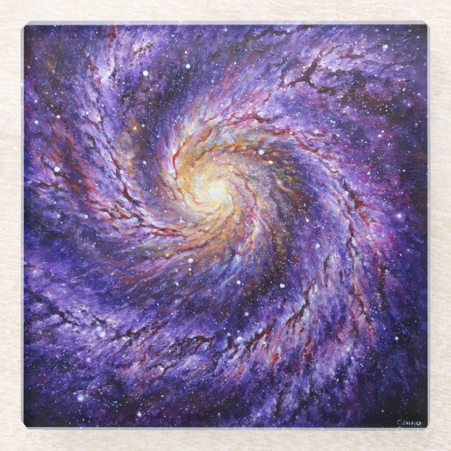 Galaxy Untersetzer (Vorderseite)