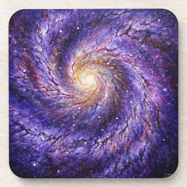 Galaxy Untersetzer (Vorderseite)