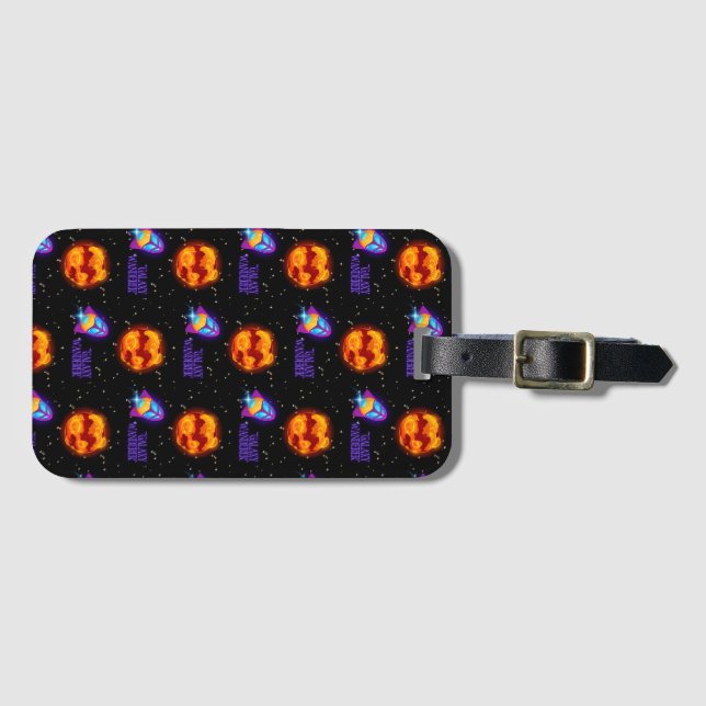 Galaxy Wanderer insulbler Gepäckanhänger (Vorderseite (Horizontal))