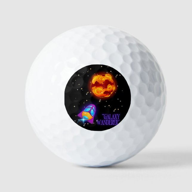 Galaxy Wanderer insulbler Golfball (Vorderseite)