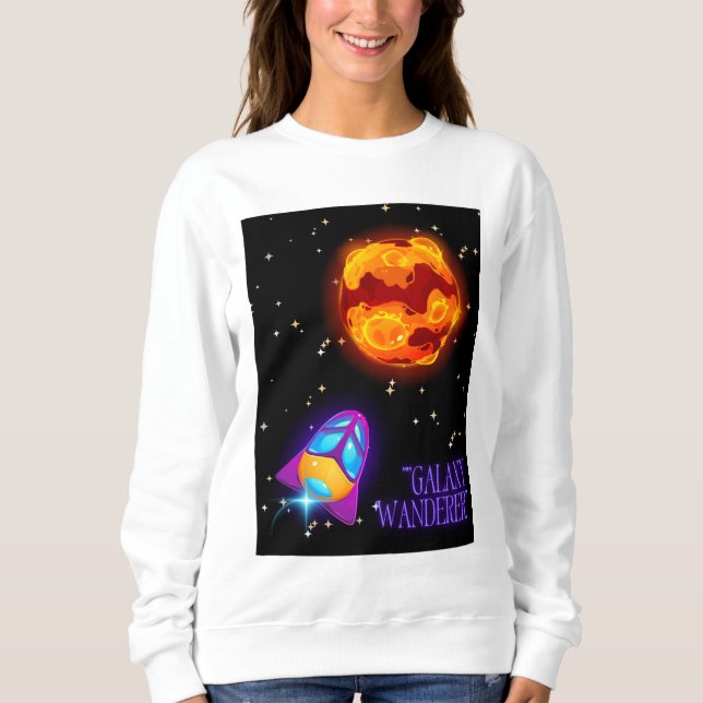 Galaxy Wanderer insulbler Sweatshirt (Vorderseite)