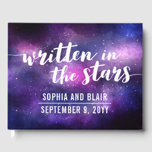 Galaxy Wedding In den Sternen Personalisiert ges Gästebuch