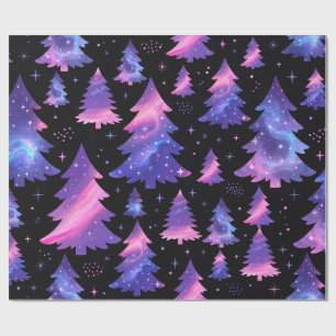 Galaxy-Weihnachtsbaum-Geschenkpapier Geschenkpapier