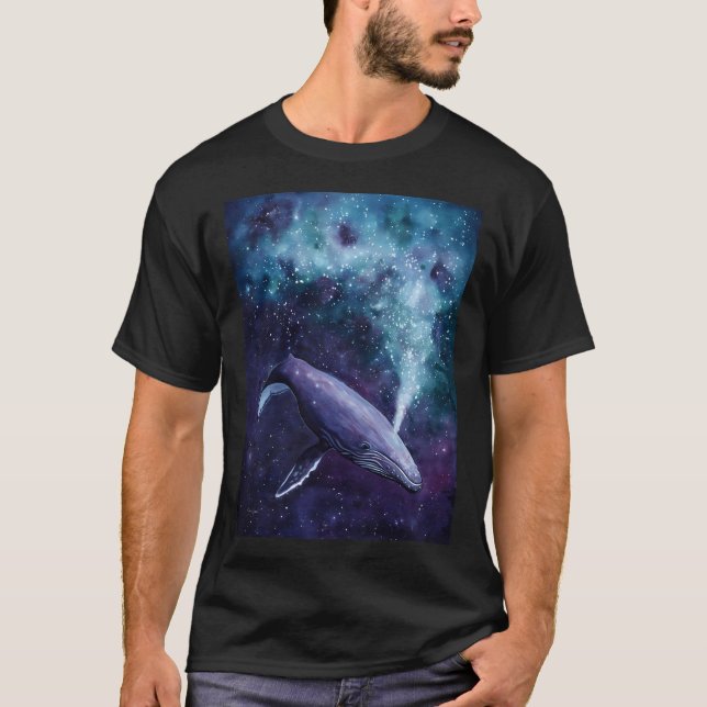 Galaxy Whale T-Shirt (Vorderseite)