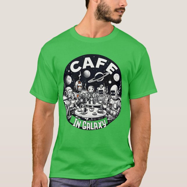 Galay Cafe Freunde T-Shirt (Vorderseite)