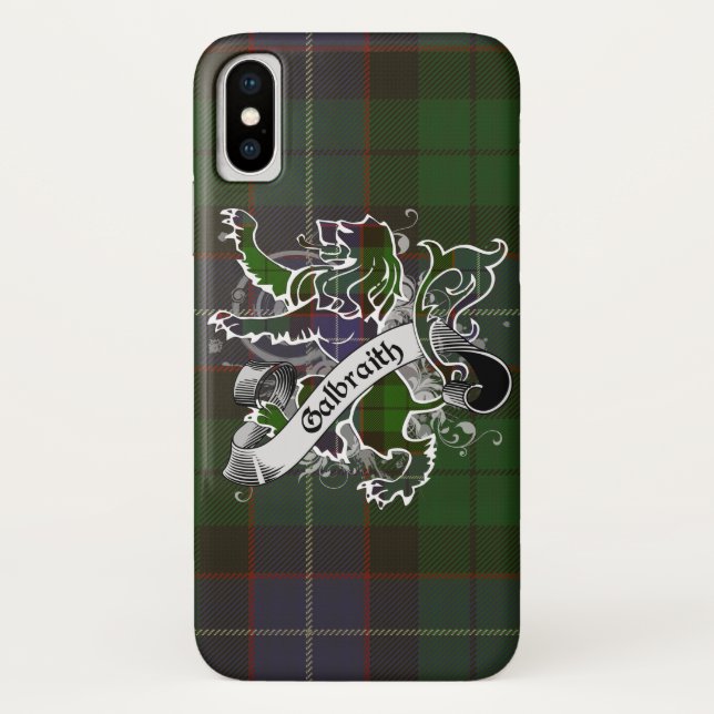 Galbraith Tartan-Löwe Case-Mate iPhone Hülle (Rückseite)