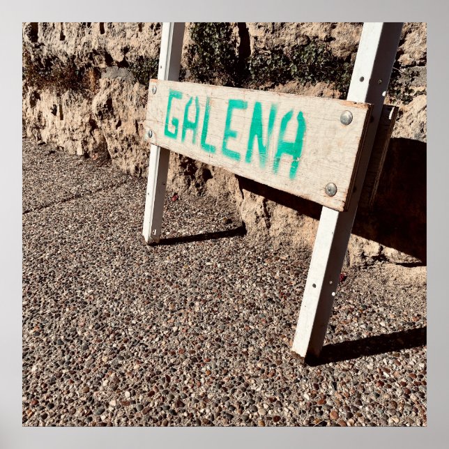 Galena-Gehweg Poster (Vorne)