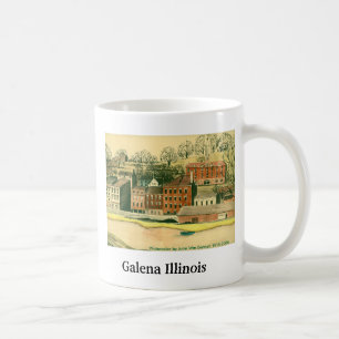 Galena Illinois, Aquarell Kaffeetasse