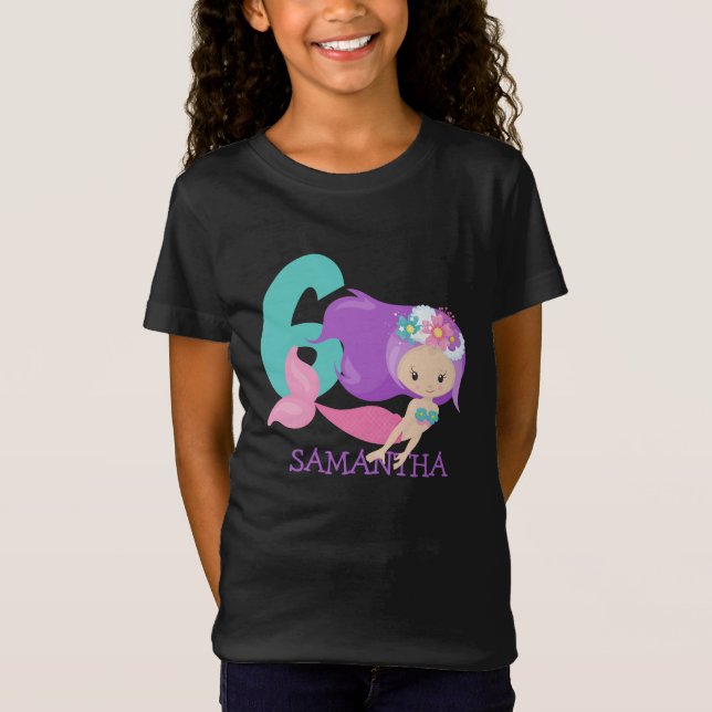 Galene - Calm sea 6. Geburtstag T - Shirt (Vorderseite)