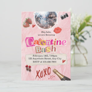 Galentine’s-Day-Einladung – Mädchenabend-Brunch Einladung