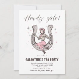 Galentine’s Tea Party Invitation Einladung