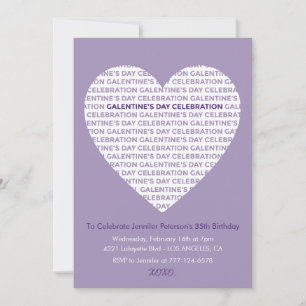 Galentine Valentines Einladung xoxo Freunde Herz