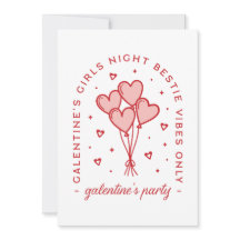 Galentiner Party bestie Herzballons
