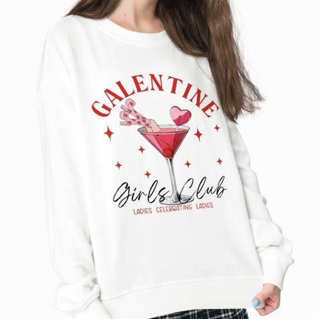 Galentiner Tagescocktail Valentine Sweatshirt (Von Creator hochgeladen)