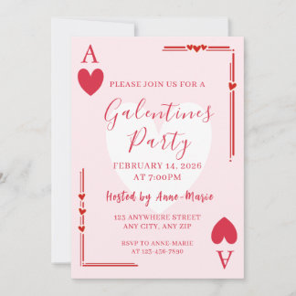 Galentines Ass Herzen Mädchen Valentinstag Einladu Einladung
