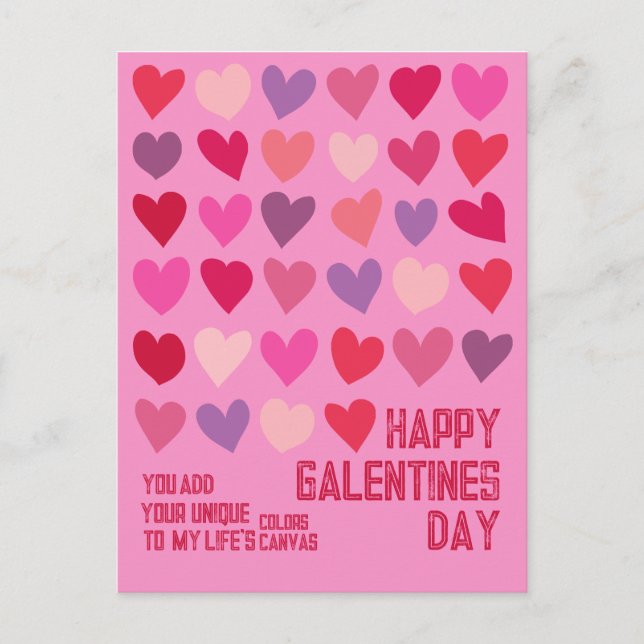 Galentines Day Best Friends Herbst - Illustration Postkarte (Vorderseite)
