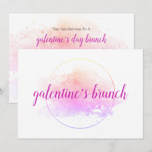 Galentines Day Brunch Friends Valentinstag Einladung