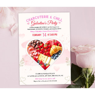 Galentine's Day Charcuterie-Board-Einladung Einladung