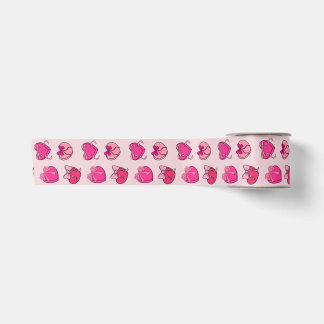 Galentine's Day Coquette Pink Bow Heart Gift Box P Satinband