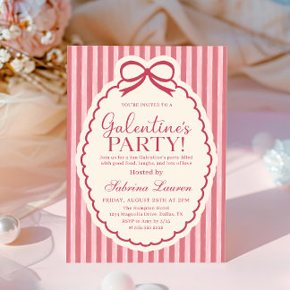 Galentine's Day Party Girls Valentine Invitation Einladung