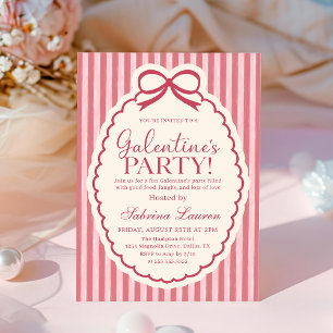 Galentine's Day Party Mädchen Valentinstag Einladu Einladung
