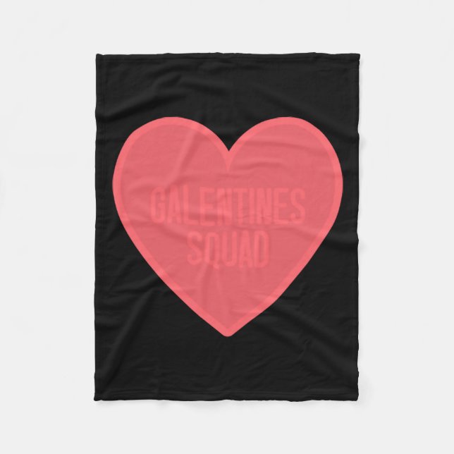 Galentines Day Squad Bff Valentines Day Friendship Fleecedecke (Vorderseite)